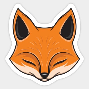 Little Fox Head Sticker